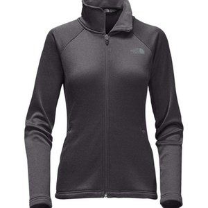 The North Face Agave Jacket Women's Full Zip XXL  Green/Grey Fleece Jacket